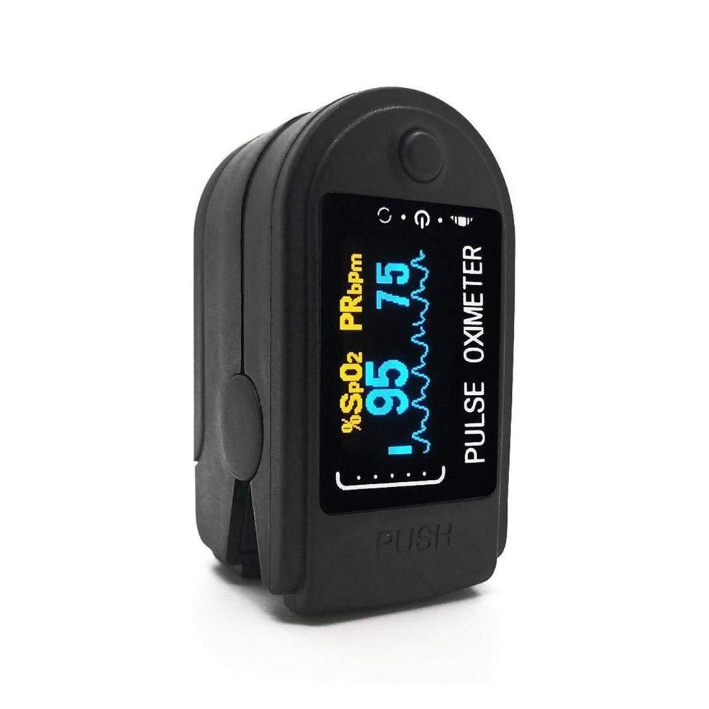 جهاز قياس الأوكسجين النبضي باللمس على طرف الإصبع مع شاشة OLED