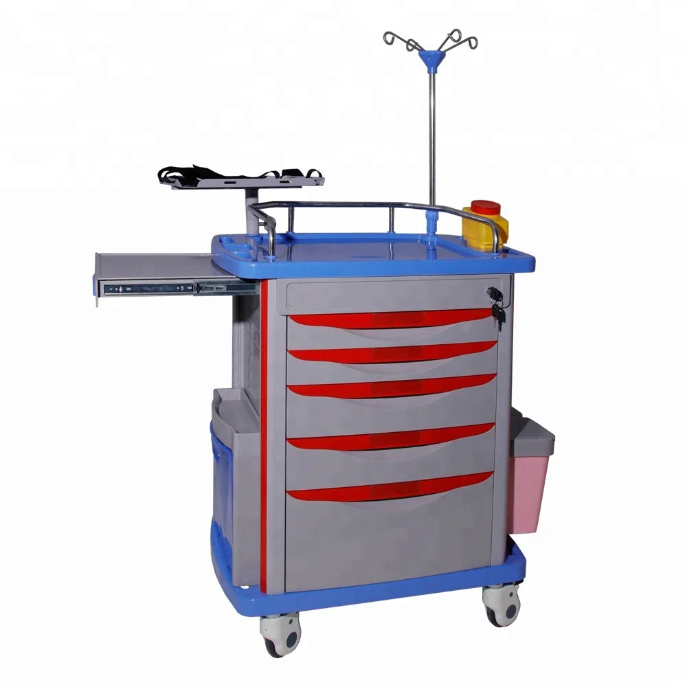 Crash Cart Trolley Emergency 75CM