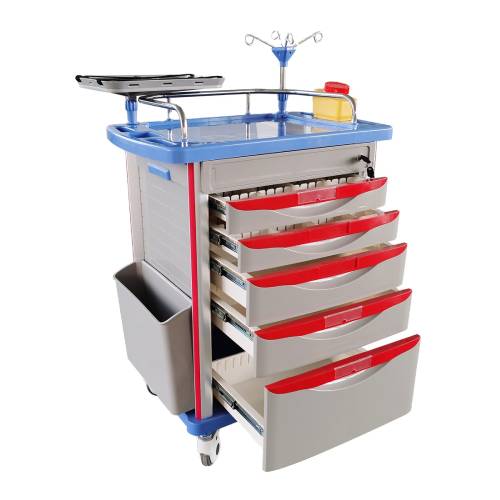 Emergency Crash Cart Trolley 85 CM