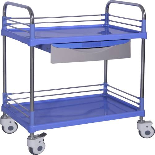 Trolley, 2 Shelves and 1 Drawer